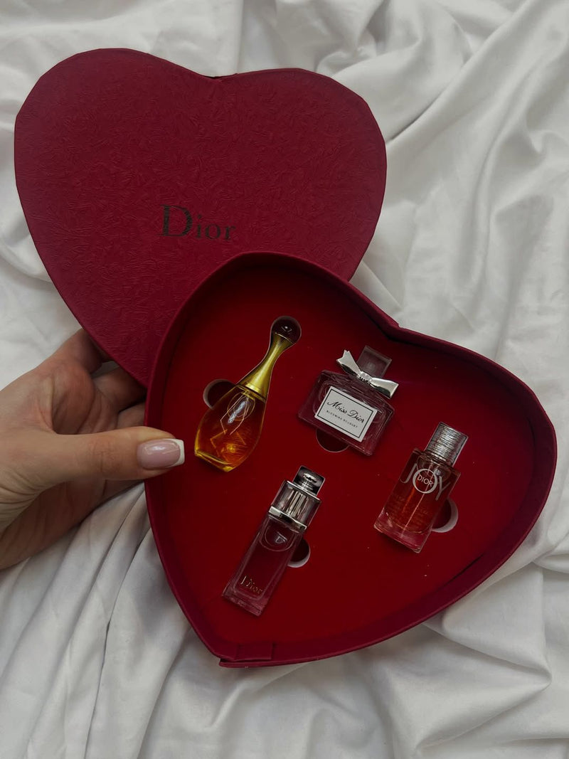Kit Dior Heart 4 em 1 – 4x5ml