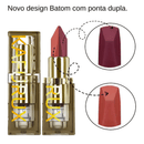 Batom Diamante 2 em 1 - Um só batom, dois acabamentos deslumbrantes