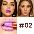 Velvet Glow Lipstick Shine - Brilho Sofisticado e Cor Intensa Que Valoriza Seus Lábios.